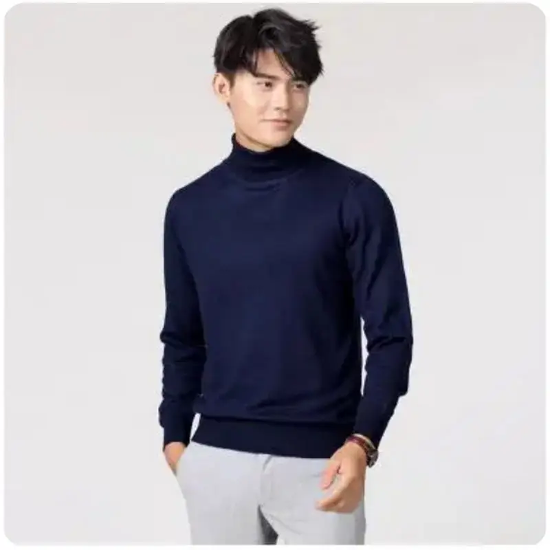 Kaschmir Roll kragen pullover Männer Pullover Kleidung für 2023 Herbst Winter Trikot Hombre Pull Homme Hiver Pullover Männer High Neck Pullover