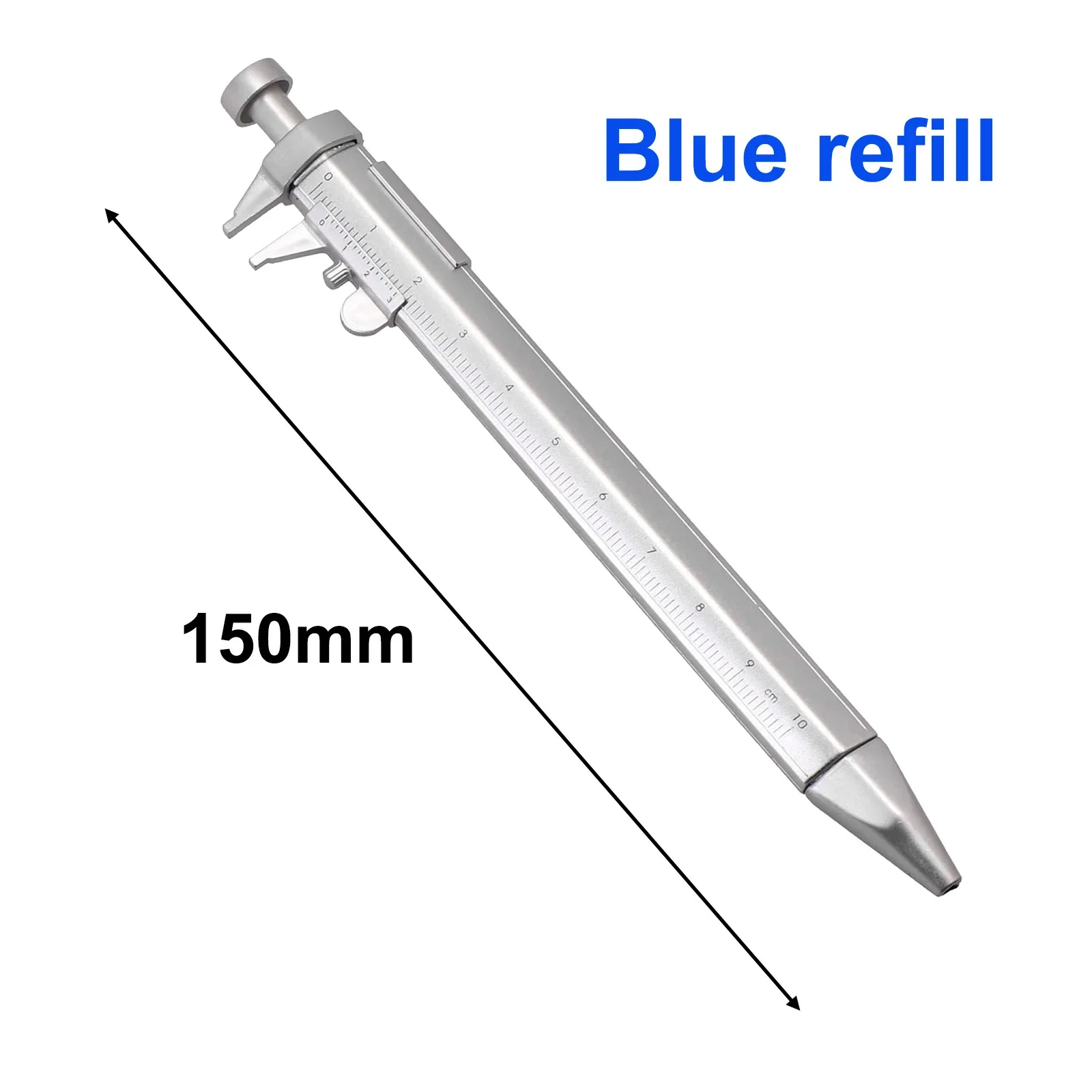 Multifunction Vernier Caliper Pen Blue/Black Refill Blue/Black Refill Calipers Gel Ink Pen New Roller Ball Pen