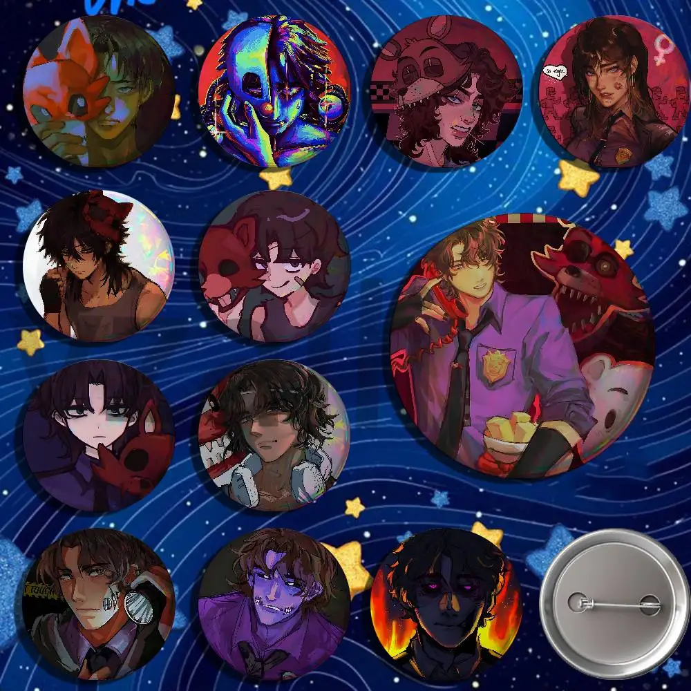 M-Michael A-Afton Badges 25 32 44 58 75 mm Round Customizable Wholesale Fan goods Self-made fan freebies TH