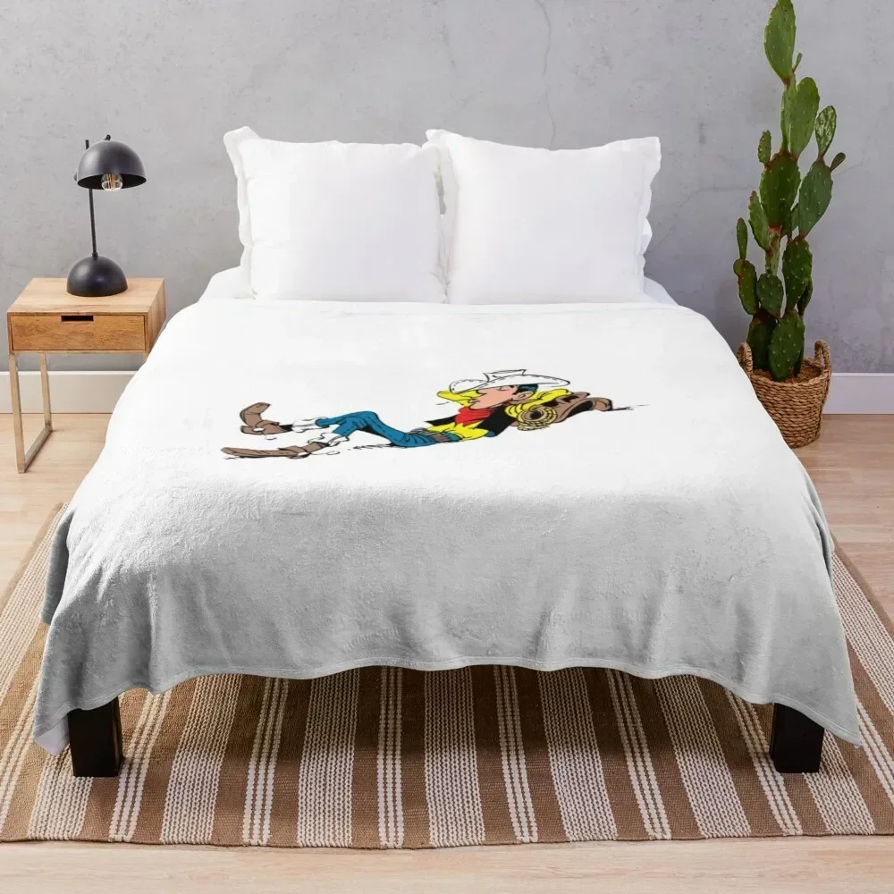 

Lucky Luke Throw Blanket Cute Plaid Softest Blankets