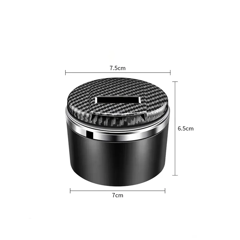 Car Goods LED Light Convenient Storage Garbage Flame Retardant Ashtray for Land Rover Porsche Mercedes Benz Infiniti ford Subaru