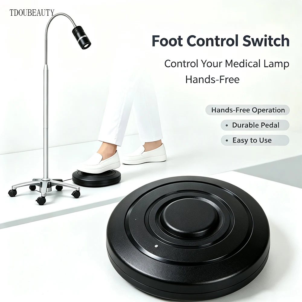 JD1100L Mobile Dental Surgery Operating Light 7W LED 40000LUX Hospital Exam Rooms Minor Examination Lamp with Foot Switch
