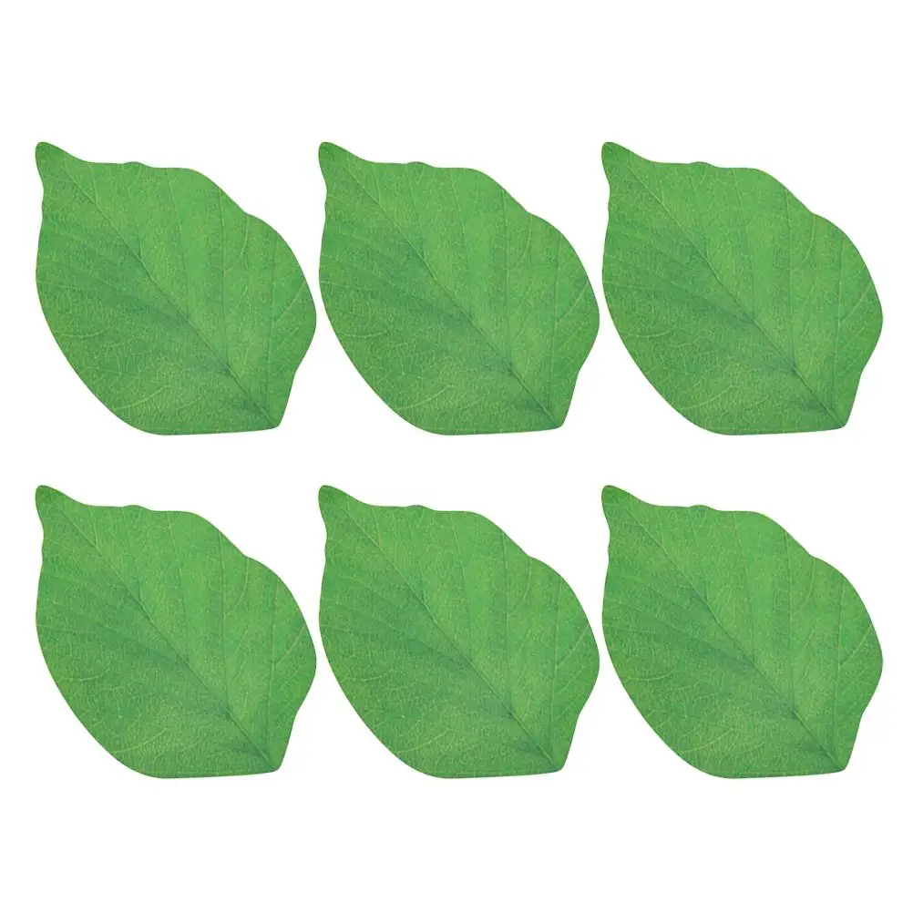 Tree Leaf Stickers Nail Notice Notepads Bookmark Expo Markers Green