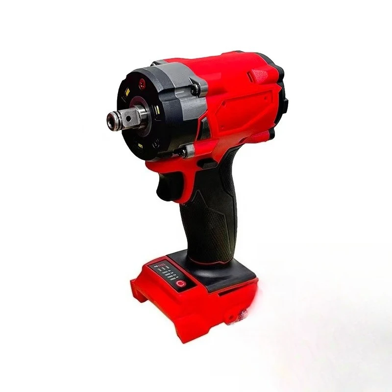 Chave de Impacto Elétrica Sem Escovas de 1/2 Polegada para Reparo de Carros e Caminhões, Ferramenta de Parafusamento e Perfuração para Plataformas Com