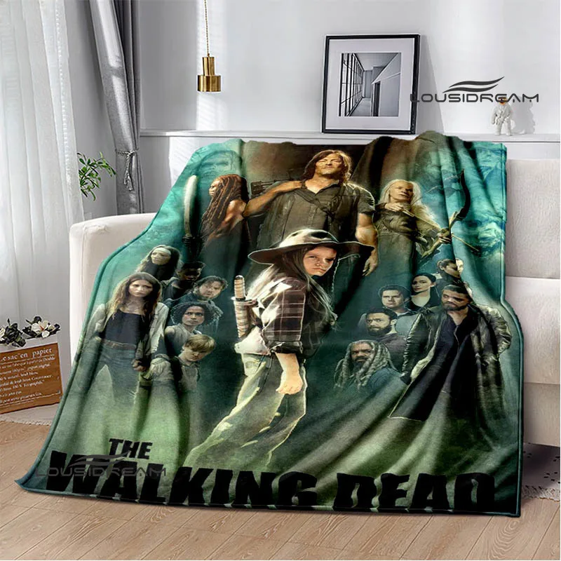 The Walking Dead printed blanket picnic blanket Warm Flannel blankets Soft and comfortable blanket bed linings Birthday Gift