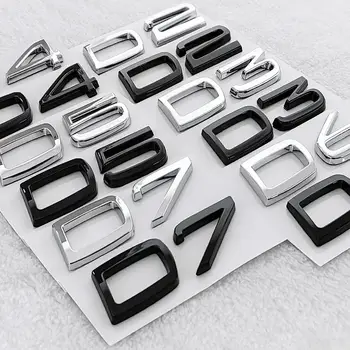 適用於Volvo D2 D3 D4 D5 D6 D7 V40 S40 S60 S70 S80 V50 的 3D 汽車 ABS 後行李箱標誌貼紙,外觀配件 10 最佳銷售 2005年沃爾沃V50 - №10