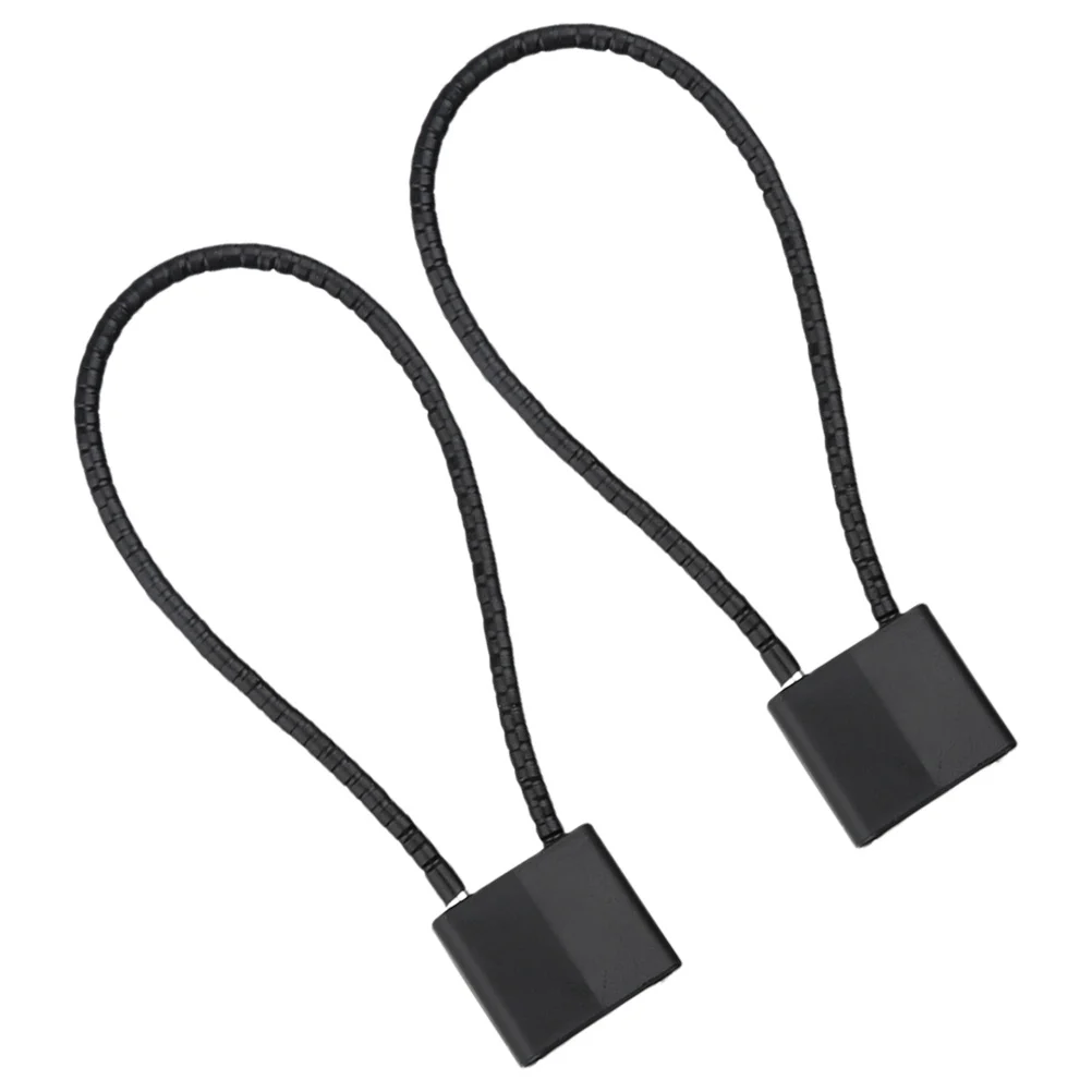 

2Pcs Steel Wire Lock Cable Metal Bike Lock Heavy Duty Anti-Theft Locking Cable for Bicycle Scooter Wardrobe Locker