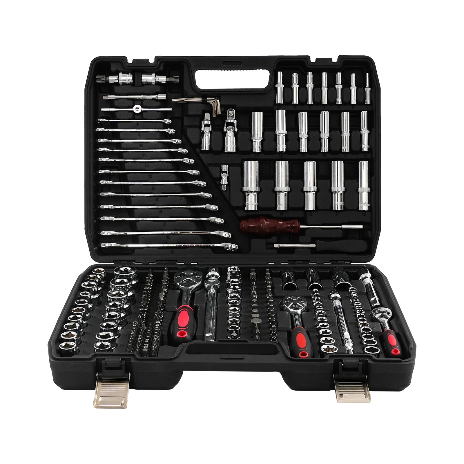 

216pcs Socket Wrench Set, Ratchet Wrench Tool Sets, Mechanical and Automotive Repair Combination Socket Ratchet Wrench