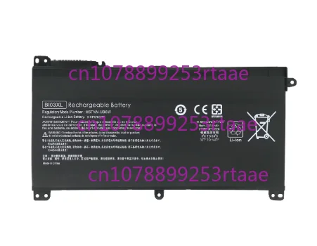 بطارية كمبيوتر محمول BI03XL جديدة لـ HP Stream 14-ax (ax000 ax100) 14-cb (cb000 cb100) 14-ds (ds0000) 13-u (u000 u100) x360 41.7Wh