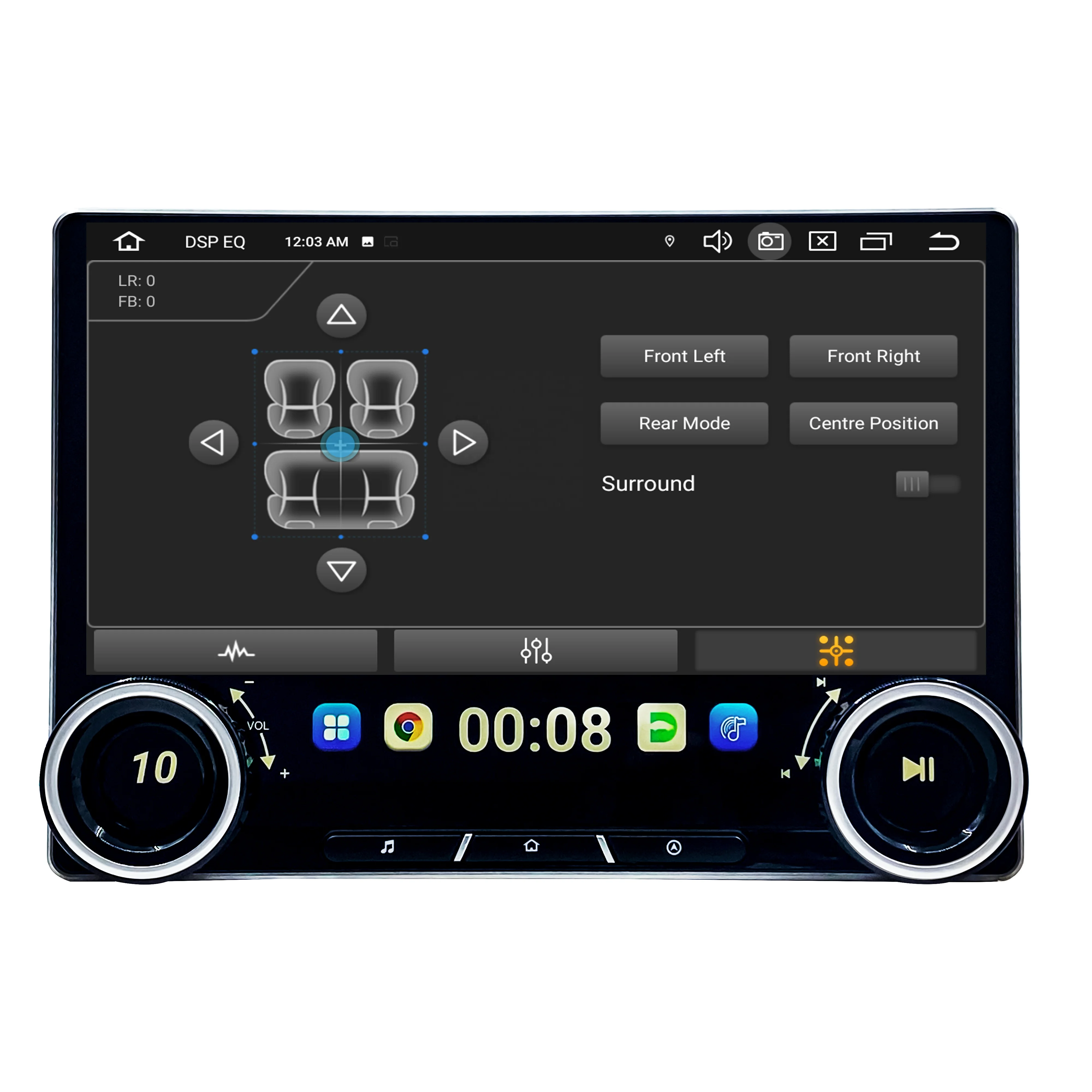 Car DVD Player Android Auto Radio Carplay GPS Navigation 11.5 Inch 4G 64G Head Unit Universal Car Stereo Audio Player