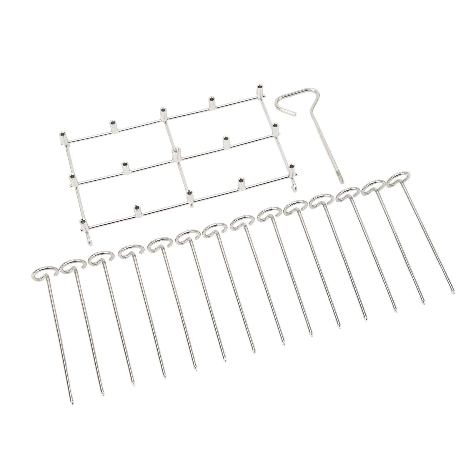 رف مقلاة من الدرجة الغذائية ، حامل سيخ ، رف شواء ، DZ201 ، 8 كوارت