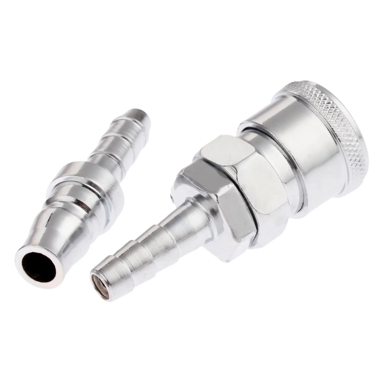 2Pcs Iron Pneumatic Fitting Air Line Hose Compressor Connector Quick Release Coupler Air Line Fittings for 8mm Hose SH20 PH20