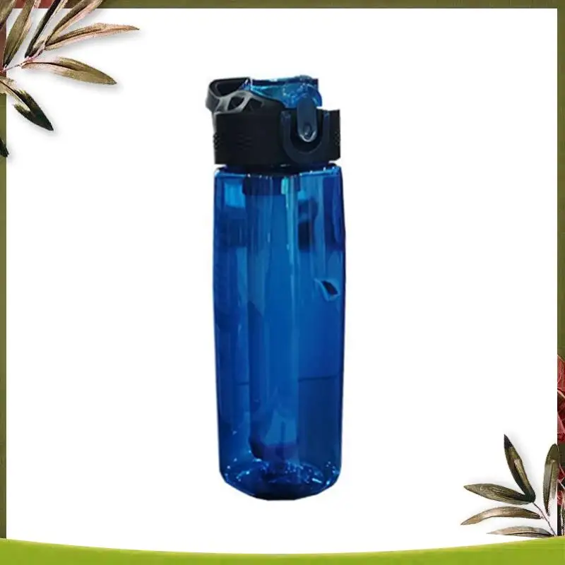 

Reliable-Water Bottle With Water Filter Lockable Lid BPA Free Water Purifier Bottle For Travel, Hiking, Camping, Emergency