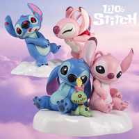 Disney Anime Figures Stitch Toys Decoration Model Pvc Figure Stitch Model Boys Girls Cartoon Dolls Kid Collection Birthday Gifts