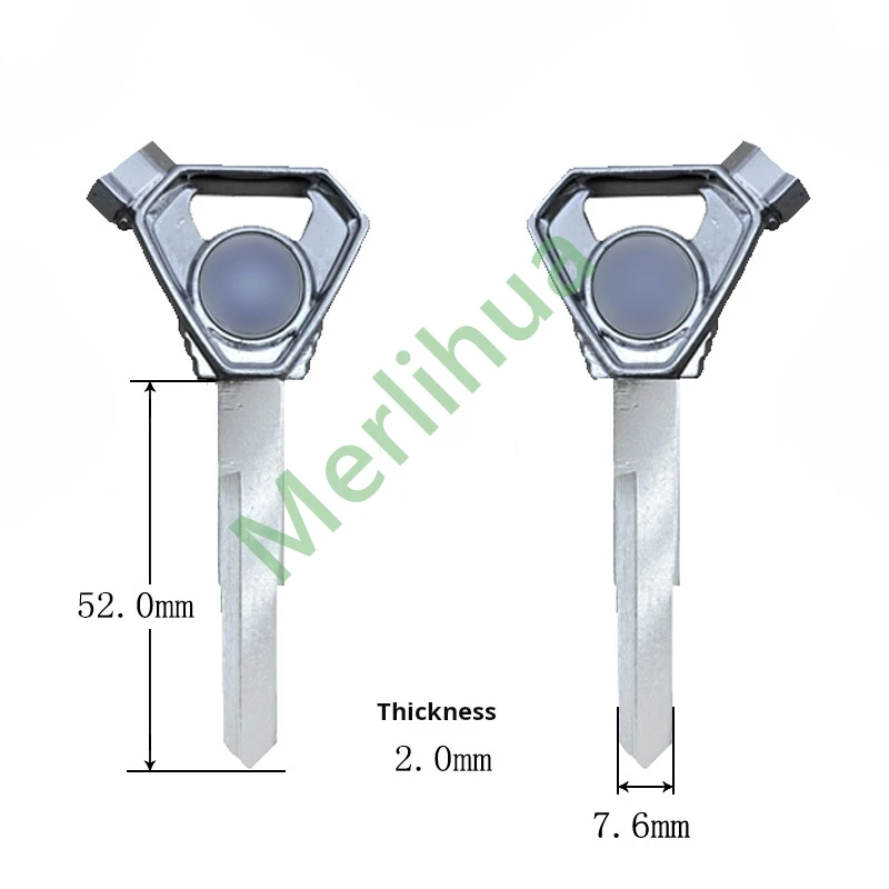 오토바이 키, 적합: 야마하 치아오게 신푸시 AS125 션잉 사이잉 오토바이 금속 키 원판(자석 포함)