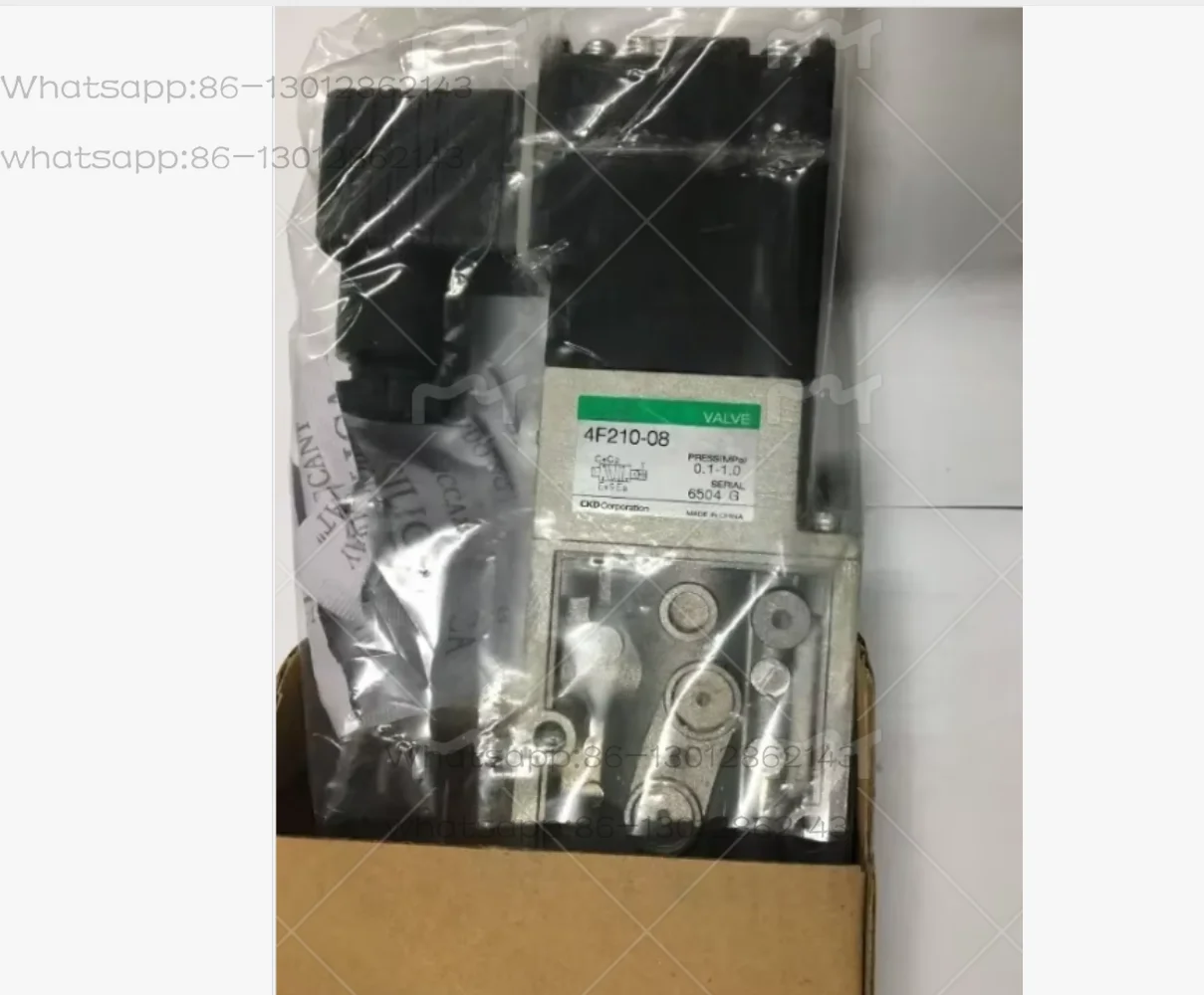 2026  1pcs   Japan CKD solenoid valve 4F210-08 voltage AC110v/DC24V/AC220