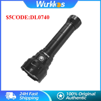 Wurkkos DL70 Scuba Diving Flashlight High Power 13000LM Searchlight IPX8 Waterproof 4*XHP50B LED Lamp 2*26650 Underwater Lantern