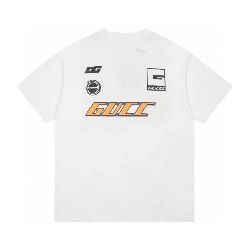 

2025 Hot Selling Classic High Quality Men's and Women's T-Shirts Brand Clothing Designer Luxury Cotton T-Shirts Summer Tops