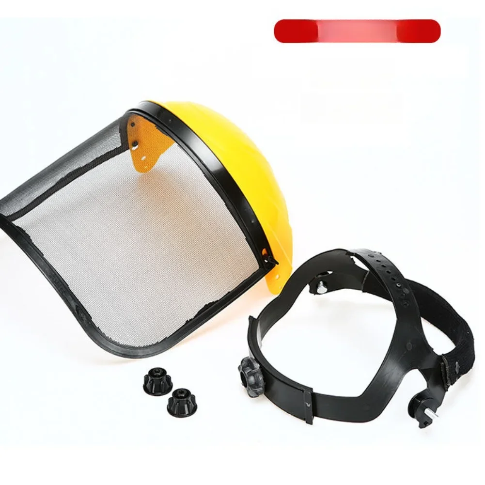 Lawn Mowing For Gardening Wire Mesh Visor As Shown Breathable Airflow Protects From Flying Debris Garden-specific Design