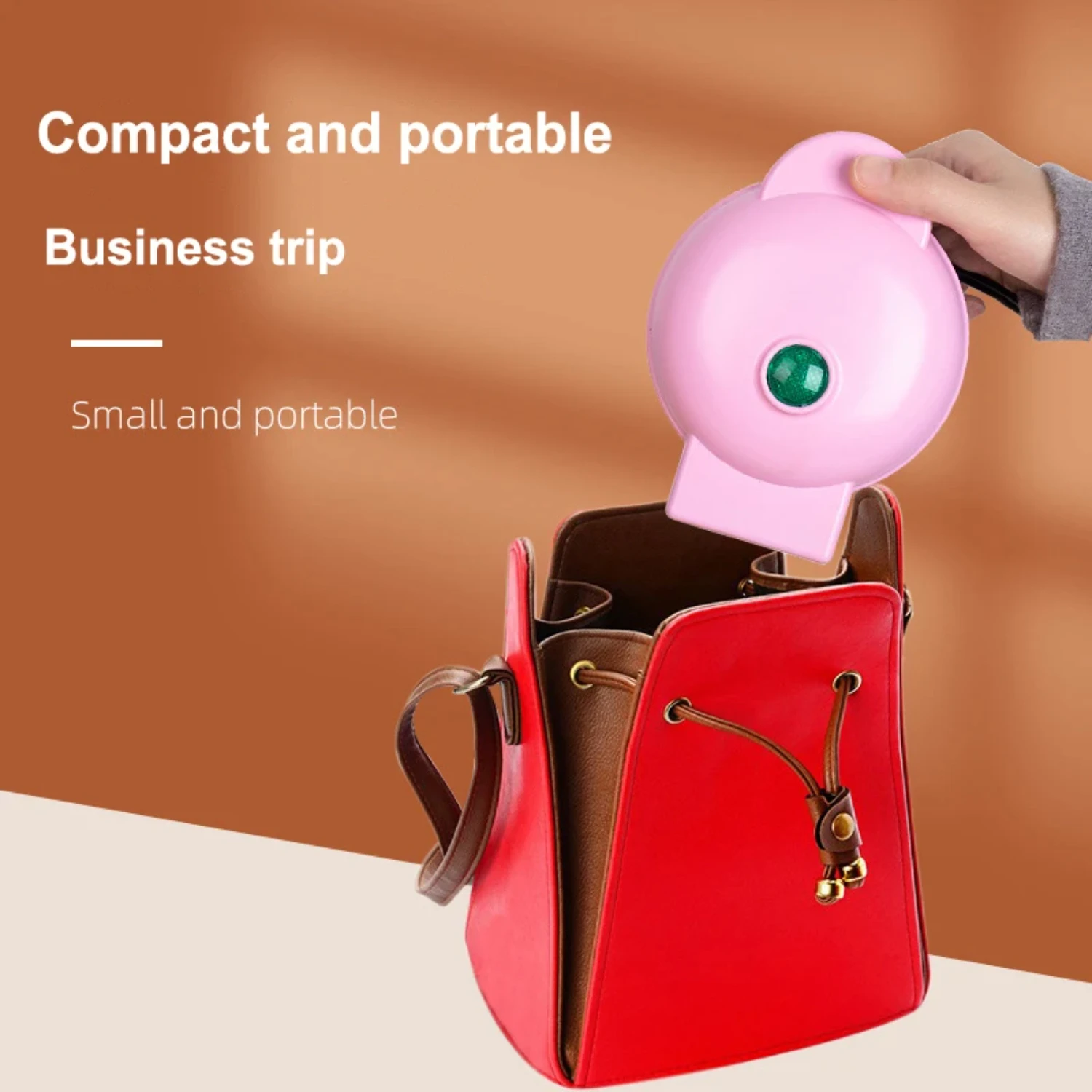 110V 220V Mini Portable 3-hole Donut Machine  Non-stick Breakfast Machine Children's Snack Dessert Machine