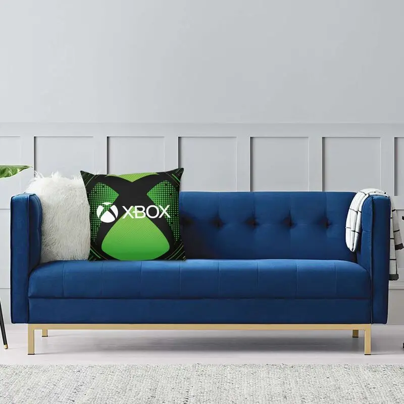 Custom Classic Xbox Gamer Square Throw Pillow Case Home Decorative 3D Double Side Print Gamer Gifts Cushion Cover for Car