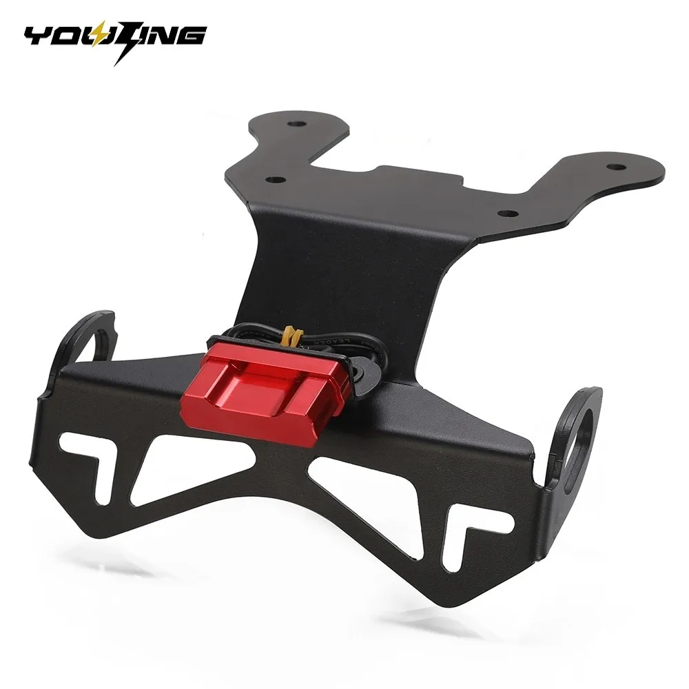 Motorcycle License Plate Bracket Tail Tidy Stainless Steel For Honda CRF1100L Africa Twin Adventure Sports DCT ES 2020 2021-2025