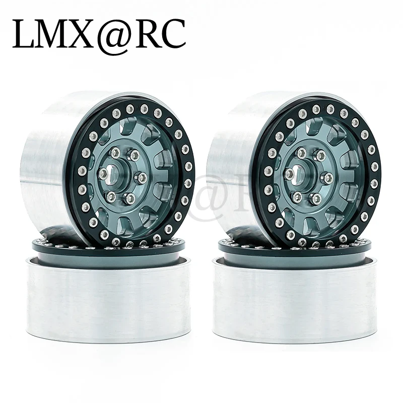 4 Stuks 1.9 Beadlock Velg Hub Cnc Aluminium Voor 1/10 Rc Crawler Auto TRX4 Axiale SCX10 90046 Redcat Gen8 Mst