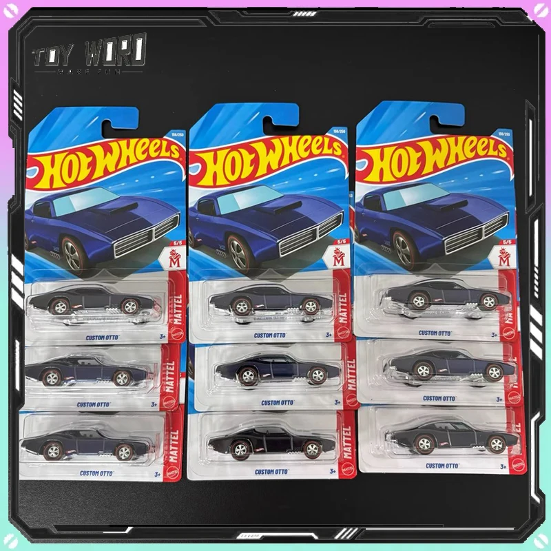 

2026G Hot Wheels Batch Super Treasure Hunt No156 Blue Custom Otto Mattel Series 1/64 Diecast Car Model for Hobby Collection GIFT