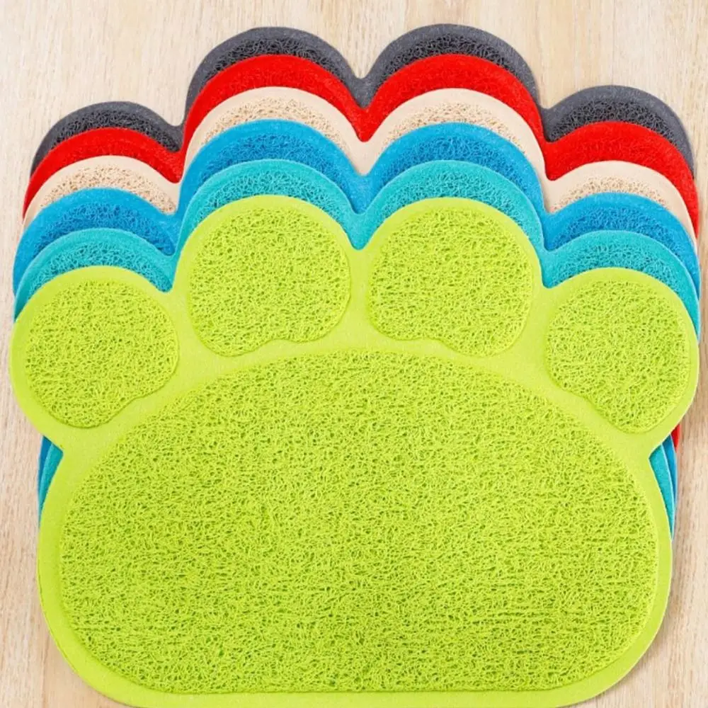 Waterproof Pet Mat For Dog Cat PVC Pet Food Pad Pet Bowl Drinking Mat Dog Feeding Placemat Easy Washing Pet Supplies