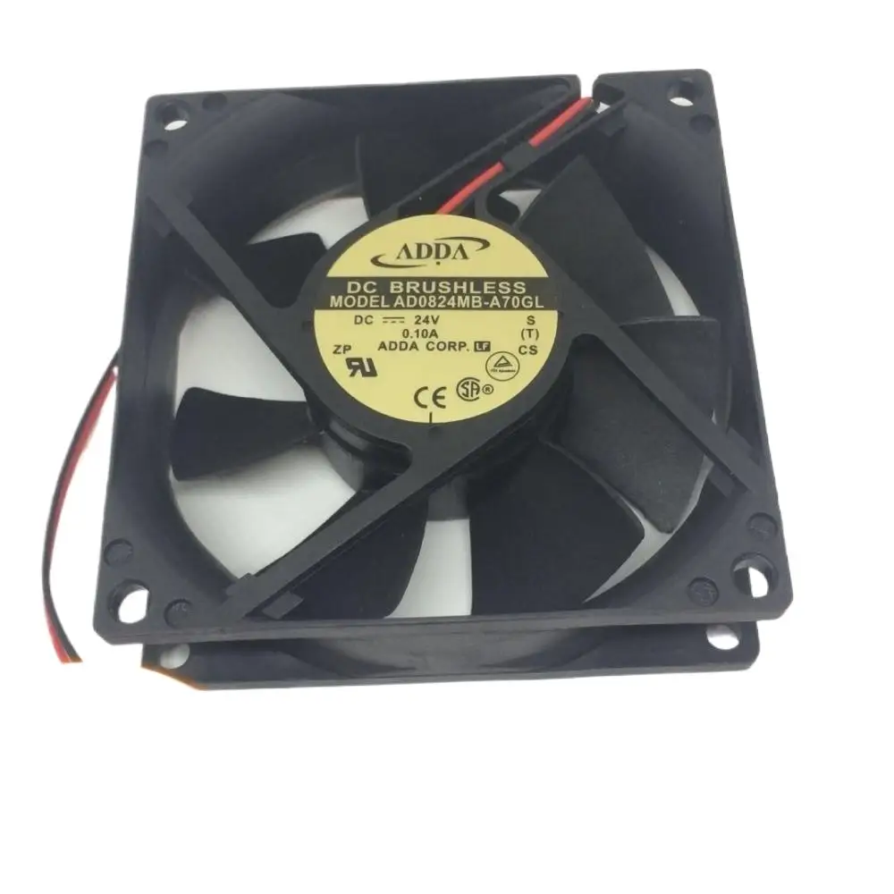 

8cm Fan for ADDA 8025 80mm 24V 0.10A Cooling Fan, AD0824MB-A70GL, Low Noise Inverter & PC