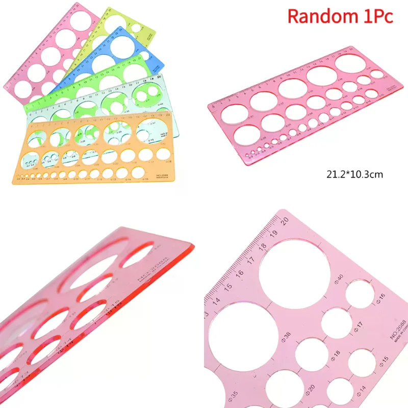 Quilling Ruler Template Tool Kit Circle Size Origami Paper Quilled Creat DIY 1X