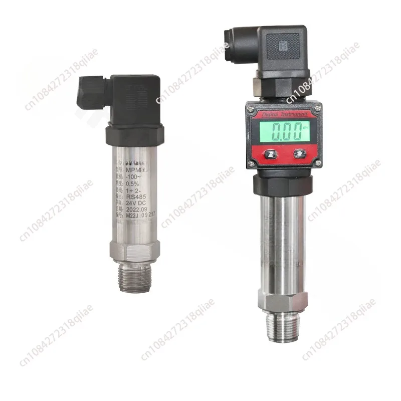 LCD Display Pressure Transmitter 4-20mA 0-5V 10V RS485 Output Water Gas Oil Pressur Sensor Negative Vacuum Pressure Transducer