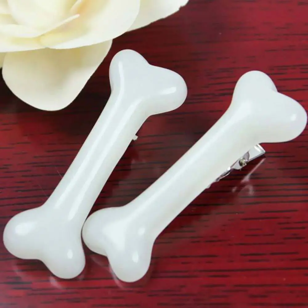 Fashion Hair Clip For Women Girls Hair Accessories Dog Bone Design Hairpin Barrettes 2pcs