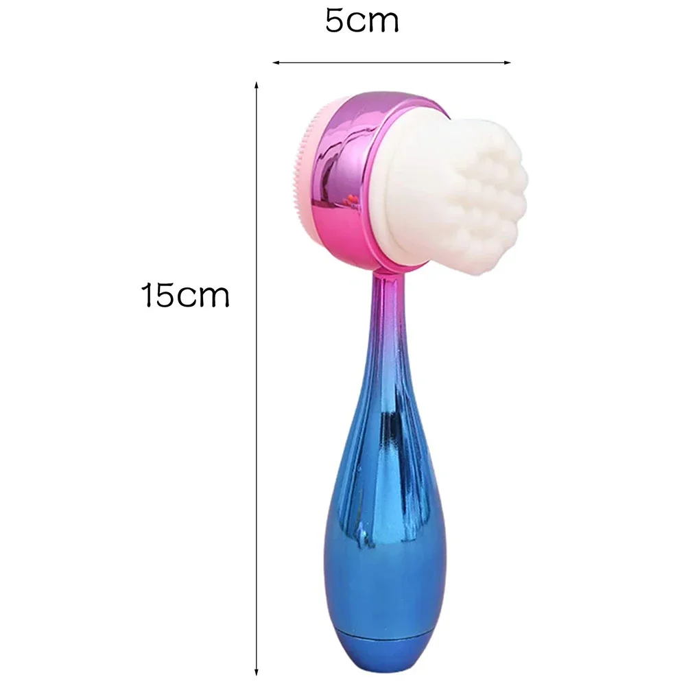 Gezichtsverzorgingsreinigingsborstel 2 In 1 Voor Reiniging En Exfoliëring 3d Handmatige Gezichtsreinigingsborstel Met Zachte Haren Scrubber