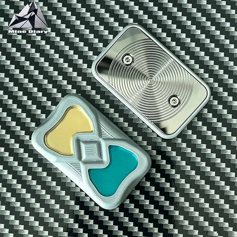 F° Star Prism Gen3 Unlimited Push Slider Fidget Slider Toys Magnetic Metal Fidget Slider ADHD Toy Adult Stress Reduction Spinner