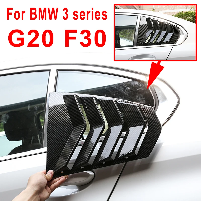 

Car Window Trim Sticker For BMW G20 F30 3 Series 330i 320i 318i 320d Side Quarter Window Louvers Cover Car Styling Accessories