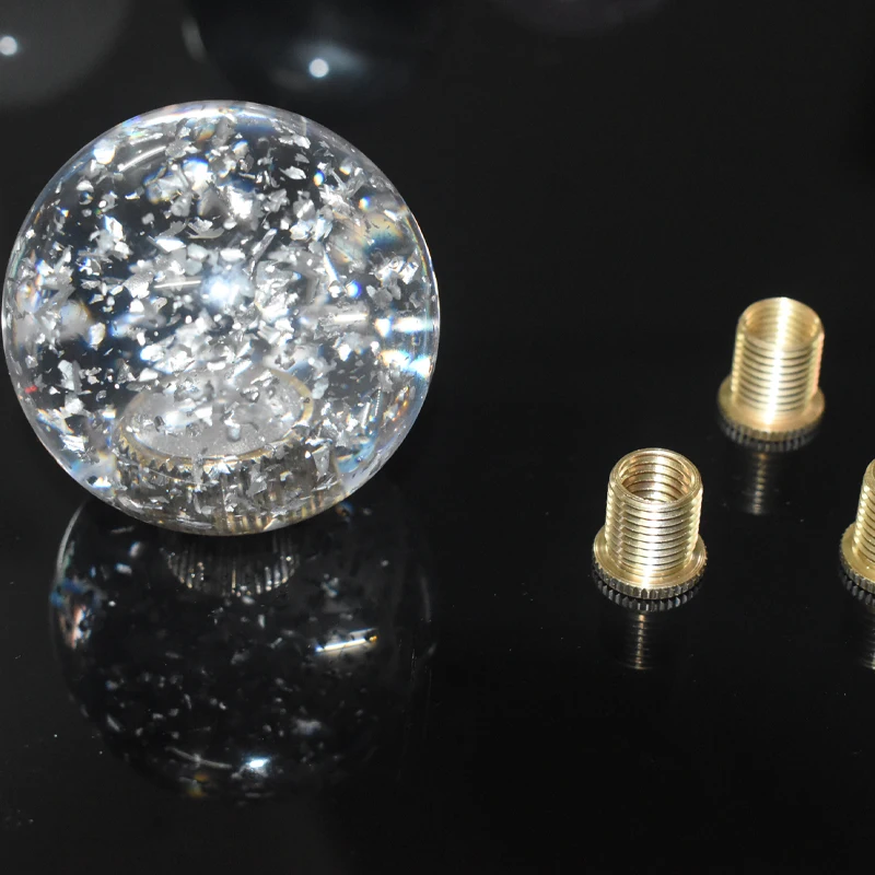 

5 Colors Universal 5 6 Speed White Resin Car Gear Shifter Knob Manual Automatic Alloy Gear Shift Knob Shift Lever