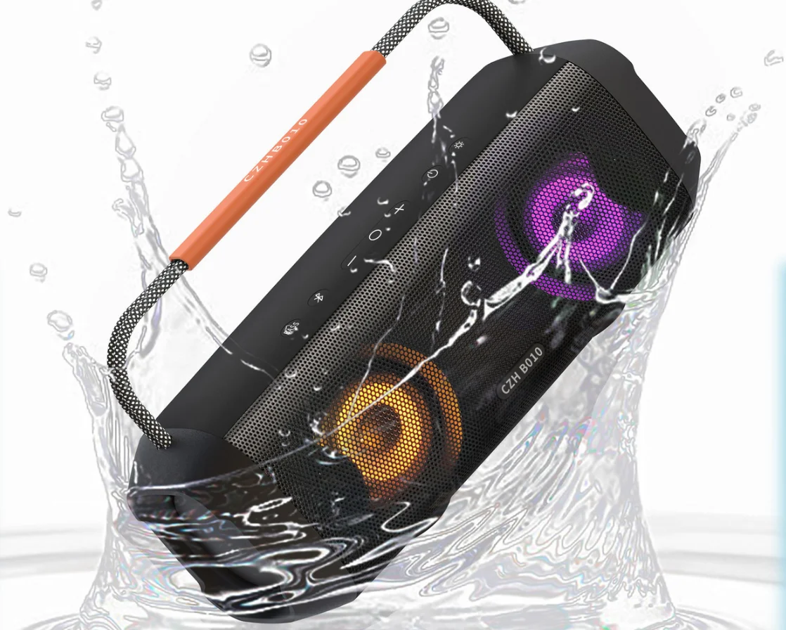 Hot Selling New Big Stereo Portable Computer Speakers 100 Watt RGB Outdoor Waterproof DJ Party Bass Speaker 5000mAh