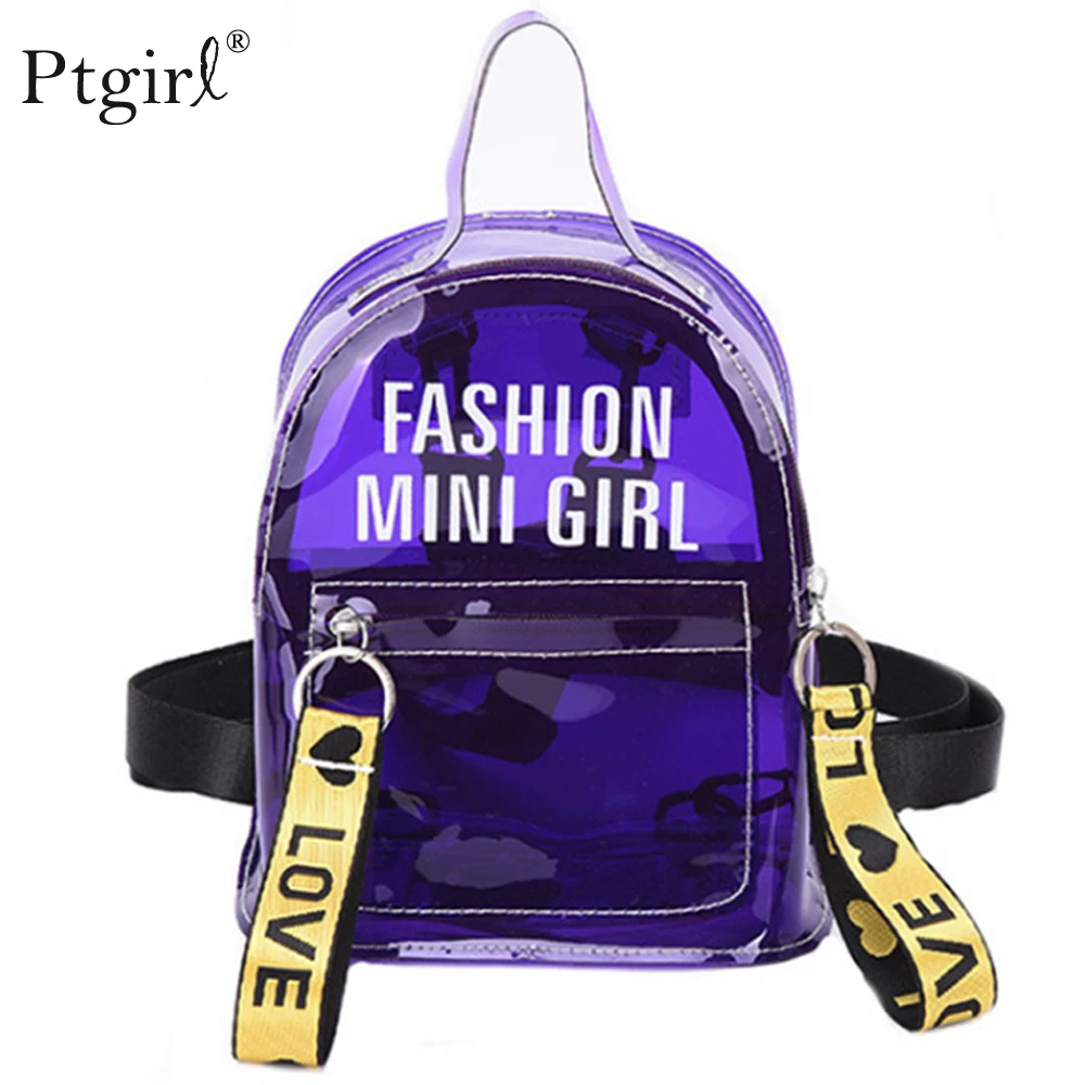 

2023 Trendy New Women Jelly Sac Backpack Phone Bag NEW Female Clear Mini Phone Backpack Transparent Girl Crossbody Backpack