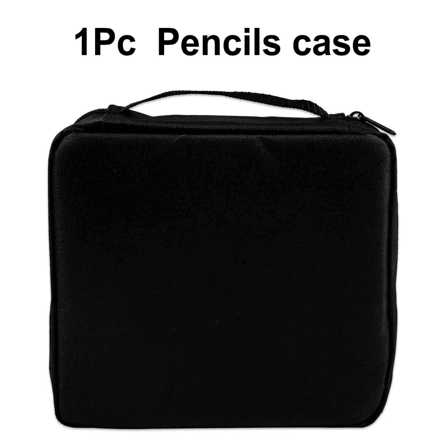 1pc Gekleurde Etui 50/72/120 Slots, Grote Capaciteit Pen Etui, Gel Pennen Organizer Rits Draagbaar Geschikt