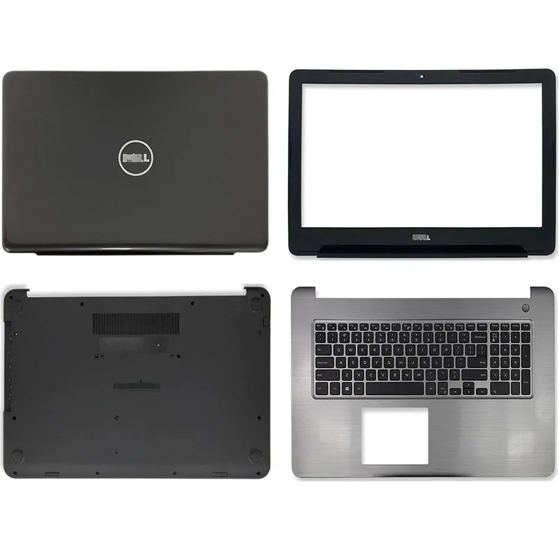 

NEW For Dell Inspiron 17 5765 5767 Laptop LCD Back Cover Front Bezel Palmrest Bottom Case AP1P7000400 0VTH5P 0HWJNR 04CFRC