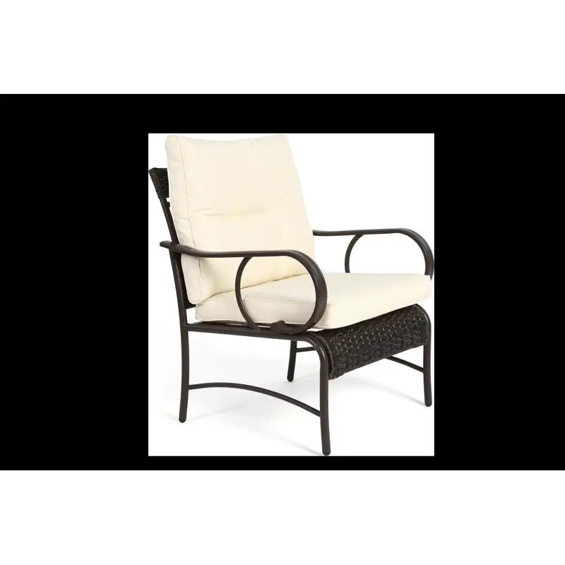 3-Piece Outdoor Wicker Patio Set, Modern Rattan Chair Conversation Set with Table for Garden and Balcony