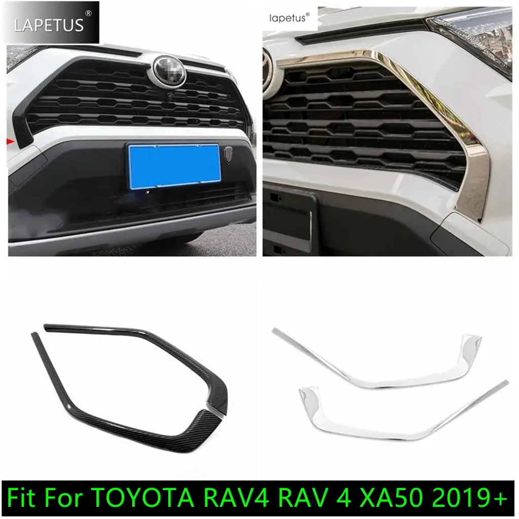 

ABS Auto Front Grille Grills Mesh Racing Insert Stripes Cover Trim Accessories For TOYOTA RAV4 RAV 4 XA50 2019 2020 2021 2022