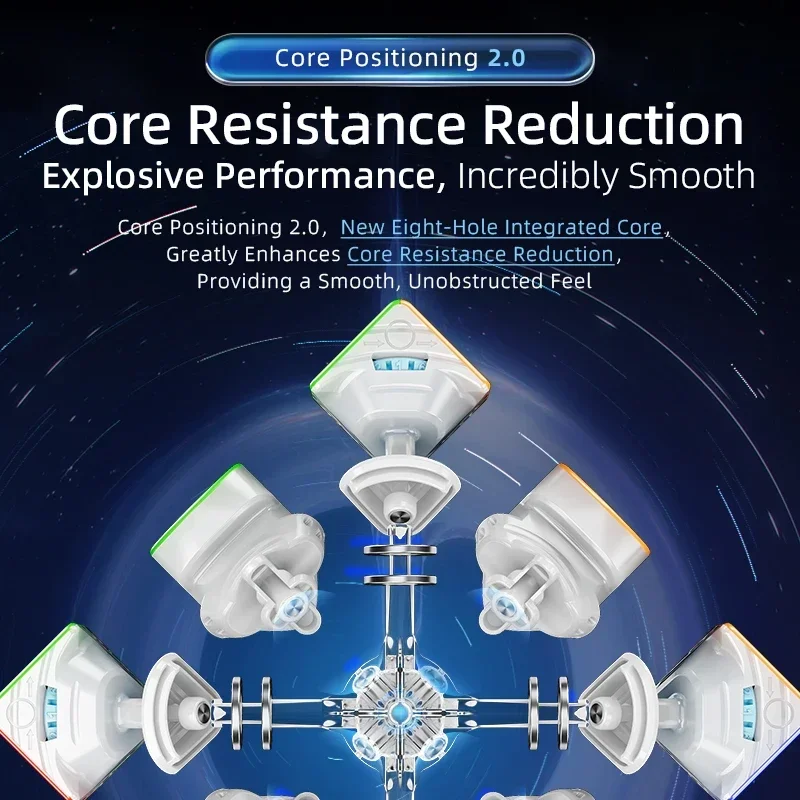 [CubeFun] MOYU HuaMeng TG 3x3 MagLev Cubo Magnético UV Cubo de Velocidade Profissional Cubing Puzzle Brinquedos