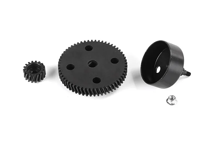 Conjunto de copo de embreagem de engrenagem cônica de material de aço reforçado endurecido se encaixa em 1/5 ROFUN HPI BAJA 17/57T