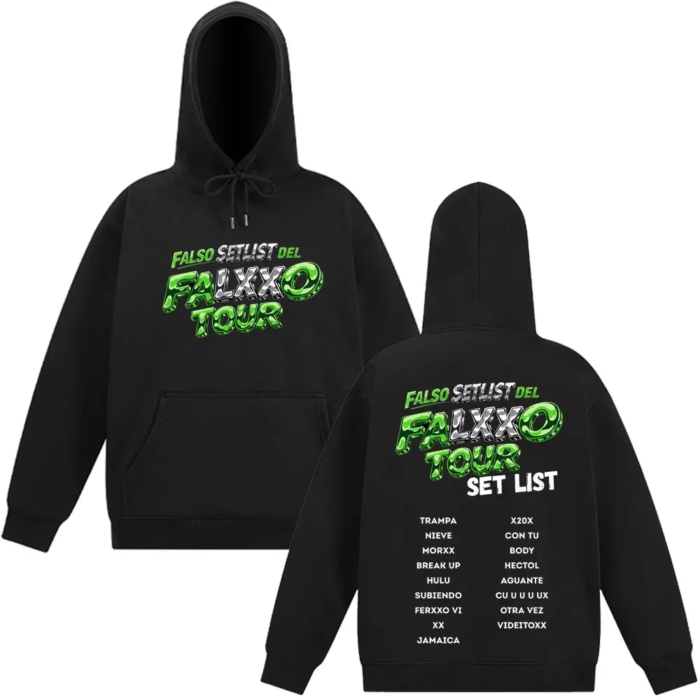

Худи с принтом Rapper Feid Ferxxo Tour 2026, винтажный стиль, унисекс, модный хип-хоп, повседневный спортивный костюм, оверсайз, с длинными рукавами, пуловер