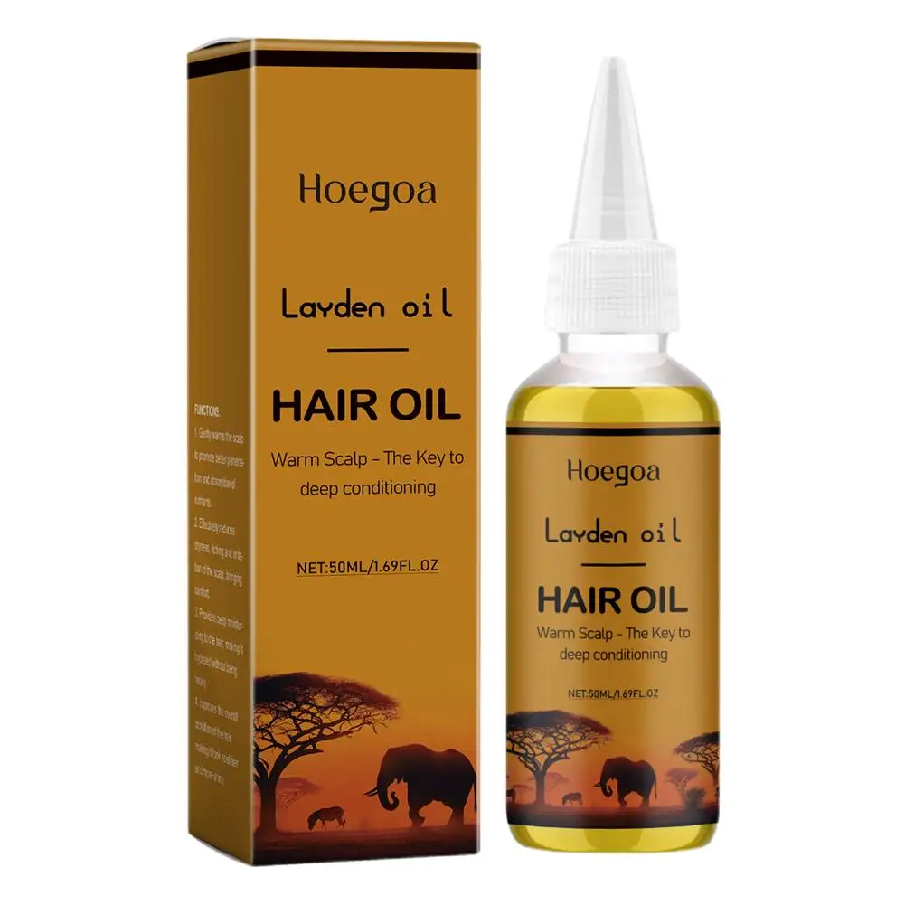 

50ml Hair Oil Warm Scalp Treatment Improves Hair Health Lightweight Non-greasy Daily Scalp Nourishing Serum For Men & Women