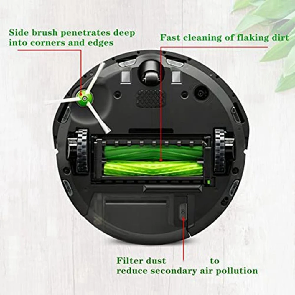 

ABLG для Irobot Roomba I7 I7+ E5 E6: основные и боковые щетки, роликовые щетки, HEPA-фильтры для пылесоса