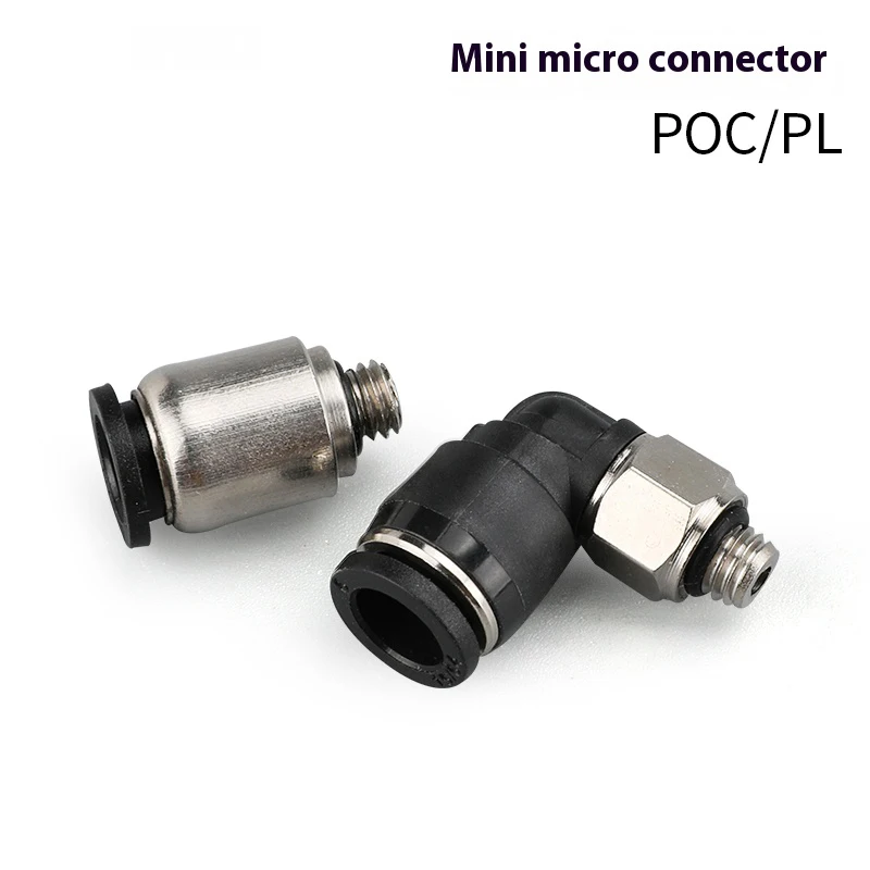 

Air Pneumatic Fitting Micro Mini Connector POC Connector PL Elbow