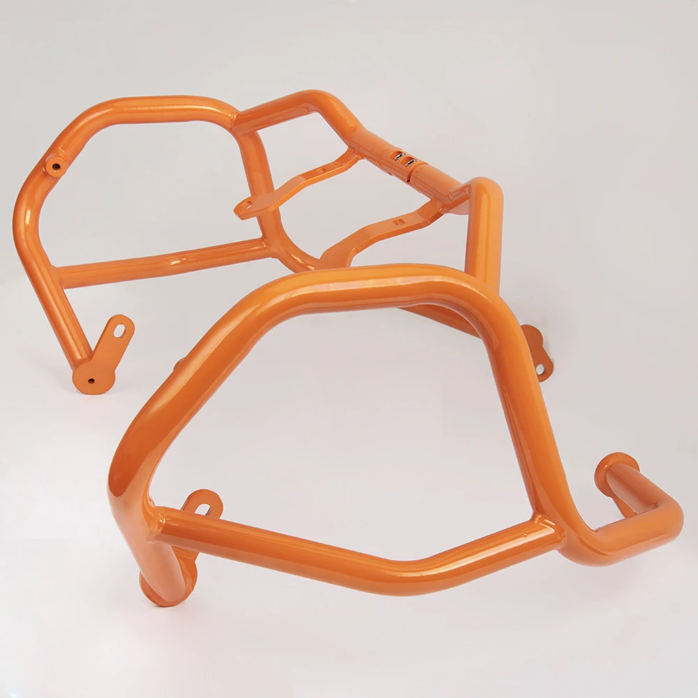 Lower Engine Guard Crash Bars Frame Protector Bumper for KTM 890 Adventure ADV R 2019 2020 2021 2022 2023  Black Orange